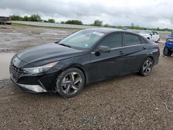 Salvage cars for sale at Houston, TX auction: 2021 Hyundai Elantra Limited