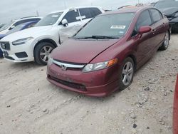 Salvage cars for sale from Copart Haslet, TX: 2006 Honda Civic EX