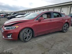 Salvage cars for sale at Louisville, KY auction: 2019 Ford Fusion Titanium