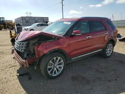 Salvage cars for sale at Bismarck, ND auction: 2016 Ford Explorer Limited