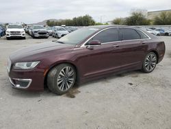 Salvage cars for sale at Las Vegas, NV auction: 2017 Lincoln MKZ Hybrid Reserve