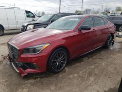 Salvage cars for sale at Chicago Heights, IL auction: 2018 Genesis G80 Sport
