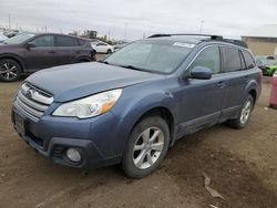 Salvage cars for sale from Copart Brighton, CO: 2014 Subaru Outback 2.5I Premium