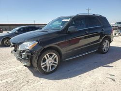 Vehiculos salvage en venta de Copart Andrews, TX: 2015 Mercedes-Benz ML 350