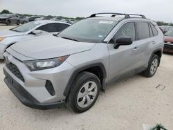 Salvage cars for sale at San Antonio, TX auction: 2020 Toyota Rav4 LE