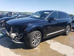 Salvage cars for sale at Grand Prairie, TX auction: 2017 Audi Q7 Premium Plus