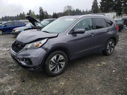 Salvage cars for sale at Graham, WA auction: 2015 Honda CR-V Touring