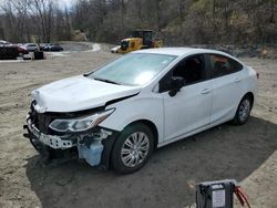 Salvage cars for sale at Marlboro, NY auction: 2017 Chevrolet Cruze LS