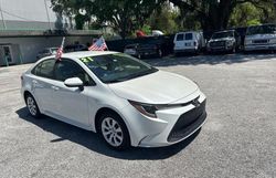 Salvage cars for sale from Copart Orlando, FL: 2021 Toyota Corolla LE