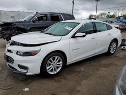 Salvage cars for sale from Copart Chicago Heights, IL: 2018 Chevrolet Malibu LT