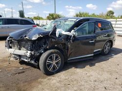 Salvage cars for sale at Miami, FL auction: 2020 Infiniti QX60 Luxe