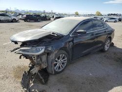 Salvage cars for sale from Copart Tucson, AZ: 2015 Chrysler 200 Limited