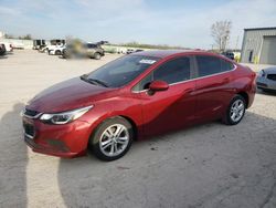 Salvage cars for sale at Kansas City, KS auction: 2017 Chevrolet Cruze LT