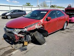 Salvage cars for sale from Copart Littleton, CO: 2012 Toyota Camry Base