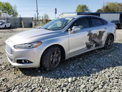 Salvage cars for sale at Mebane, NC auction: 2015 Ford Fusion Titanium