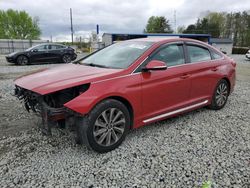 Vehiculos salvage en venta de Copart Mebane, NC: 2017 Hyundai Sonata Sport