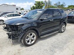 Salvage cars for sale from Copart Opa Locka, FL: 2015 Ford Explorer Limited