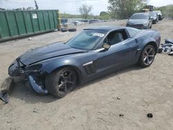 Salvage cars for sale from Copart Baltimore, MD: 2013 Chevrolet Corvette Grand Sport