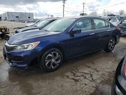 Salvage cars for sale at Chicago Heights, IL auction: 2016 Honda Accord LX