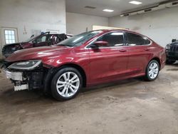 Salvage cars for sale from Copart Davison, MI: 2015 Chrysler 200 Limited