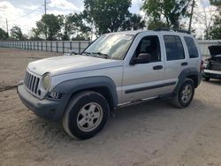 Jeep salvage cars for sale: 2006 Jeep Liberty Sport