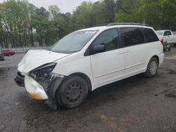 Toyota Sienna CE salvage cars for sale: 2008 Toyota Sienna CE