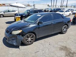 Salvage cars for sale at Van Nuys, CA auction: 2009 Toyota Corolla Base