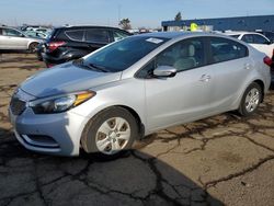 KIA Forte salvage cars for sale: 2015 KIA Forte LX