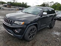 Salvage SUVs for sale at auction: 2015 Jeep Grand Cherokee Limited