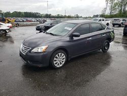 Salvage cars for sale at Dunn, NC auction: 2014 Nissan Sentra S