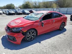 Honda salvage cars for sale: 2019 Honda Civic Sport