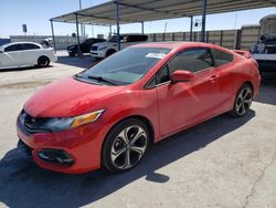 Salvage cars for sale at Anthony, TX auction: 2015 Honda Civic SI