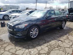 Salvage cars for sale at Chicago Heights, IL auction: 2017 Infiniti Q50 Premium