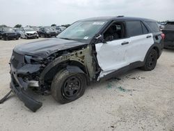 Salvage cars for sale at San Antonio, TX auction: 2022 Ford Explorer Police Interceptor