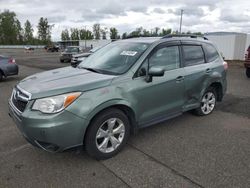 Salvage cars for sale at Portland, OR auction: 2015 Subaru Forester 2.5I Limited
