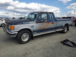Salvage cars for sale at Antelope, CA auction: 1989 Ford F250