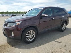 Salvage cars for sale at Fresno, CA auction: 2015 KIA Sorento LX