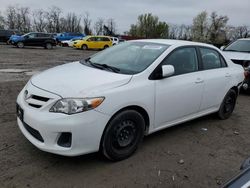 Salvage cars for sale at Baltimore, MD auction: 2012 Toyota Corolla Base