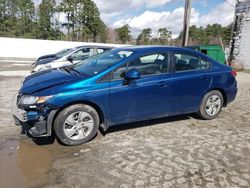 Vehiculos salvage en venta de Copart Seaford, DE: 2013 Honda Civic LX