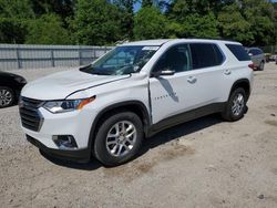 Salvage cars for sale at Greenwell Springs, LA auction: 2021 Chevrolet Traverse LT