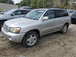 Salvage cars for sale from Copart Seaford, DE: 2005 Toyota Highlander Limited