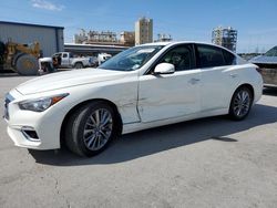 Infiniti Q50 Luxe salvage cars for sale: 2018 Infiniti Q50 Luxe
