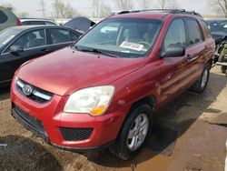 Salvage cars for sale from Copart Elgin, IL: 2010 KIA Sportage LX