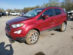 Salvage cars for sale at Ellwood City, PA auction: 2020 Ford Ecosport SE