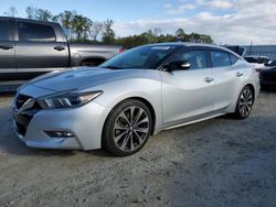 Salvage cars for sale at Spartanburg, SC auction: 2016 Nissan Maxima 3.5S