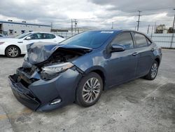 Salvage cars for sale from Copart Sun Valley, CA: 2017 Toyota Corolla L