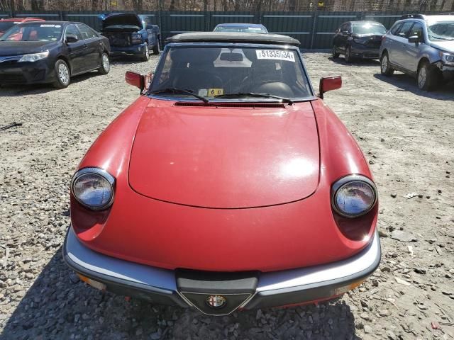 1986 Alfa Romeo Veloce 2000 Spider