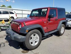 Salvage cars for sale from Copart Littleton, CO: 2013 Jeep Wrangler Sport