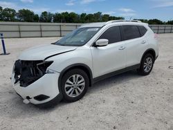 Salvage cars for sale from Copart New Braunfels, TX: 2015 Nissan Rogue S