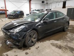 Salvage cars for sale at Center Rutland, VT auction: 2019 Tesla Model 3